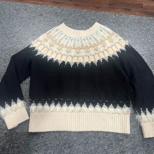 Anthropologie Sleeping on Snow wool sweater - M